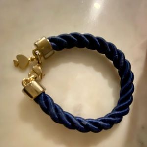 Kate Spade rope bracelet - Navy Blue